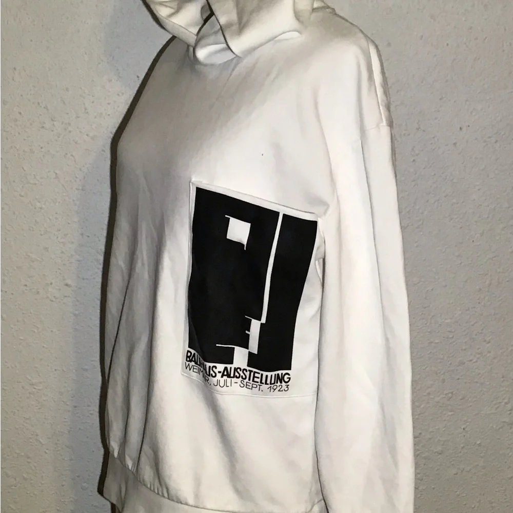 Zara black/white men’s hoodie size small - Picture 5 of 12